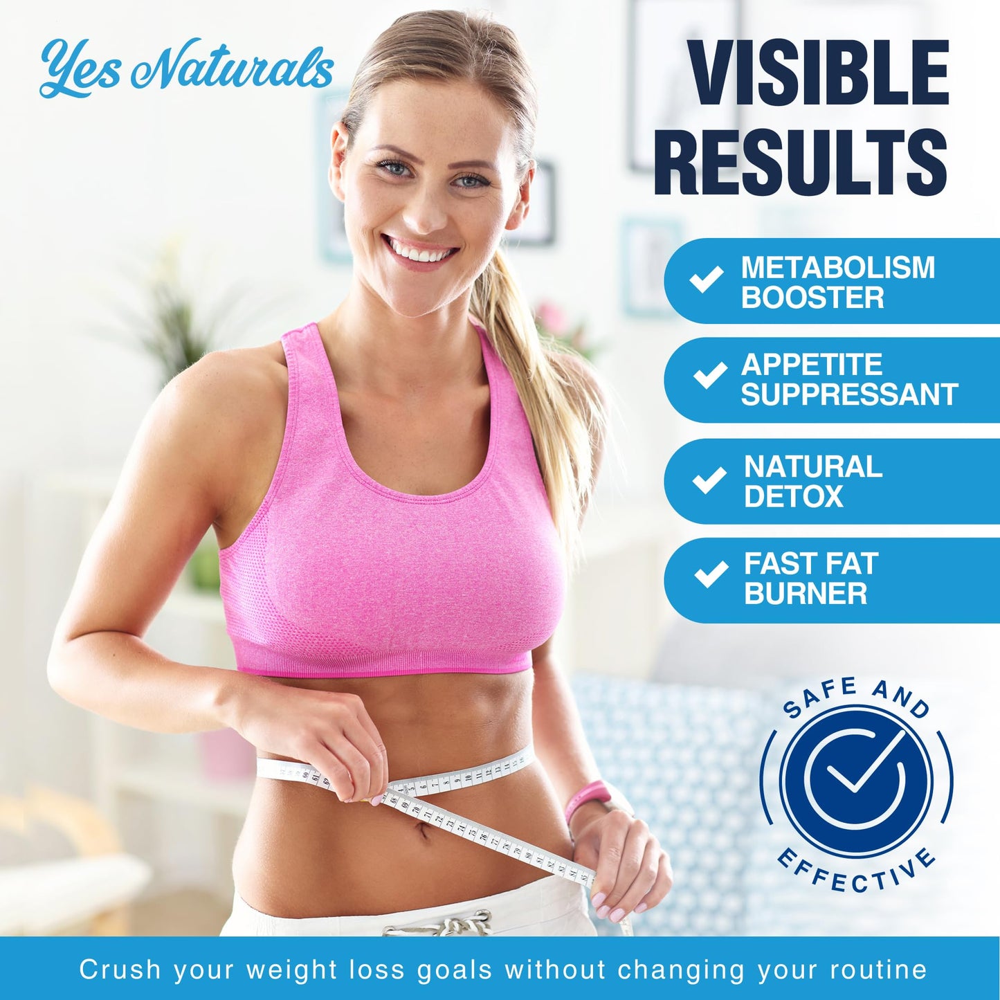 YES NATURALS! Weight Loss Drops - Natural Metabolism Booster & Appetite Suppressant - Maple Wellness Supplements