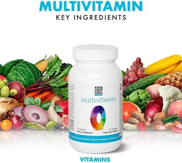 Yes You Can! Daily Multivitamins for Men and Women - Helps Assist Overall Health & Well-Being, Contains Antioxidants - Maple Wellness Supplements