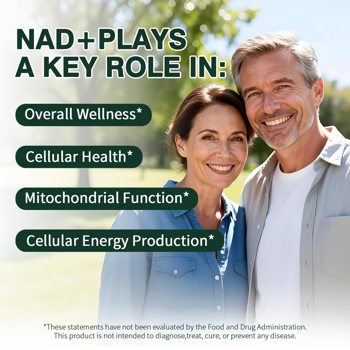 YMINGKJ NAD+ Supplement with Resveratrol 1200mg – Nicotinamide Adenine Dinucleotide & Trans-Resveratrol 50mg, Anti-Aging Cellular Energy & Metabolism Support, 60 Vegetarian Capsules (30 Servings) - Maple Wellness Supplements