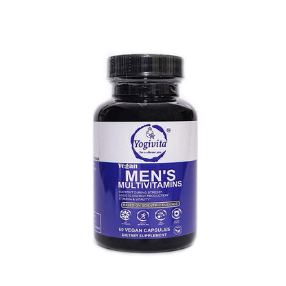 Yogivita Men’s Multivitamin – Complete Wellness, Energy & Immunity Support – Vegan, Gluten-Free, 60 Capsules - Maple Wellness Supplements