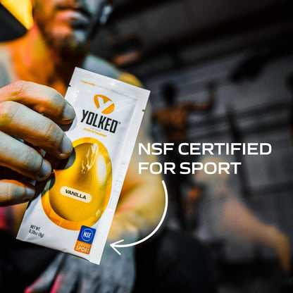 YOLKED - NSF-Certified Muscle Building Supplement - Help Increase Lean Muscle, Reduce Muscle Loss, and Improve Recovery with Fortetropin, 30 Servings - Maple Wellness Supplements