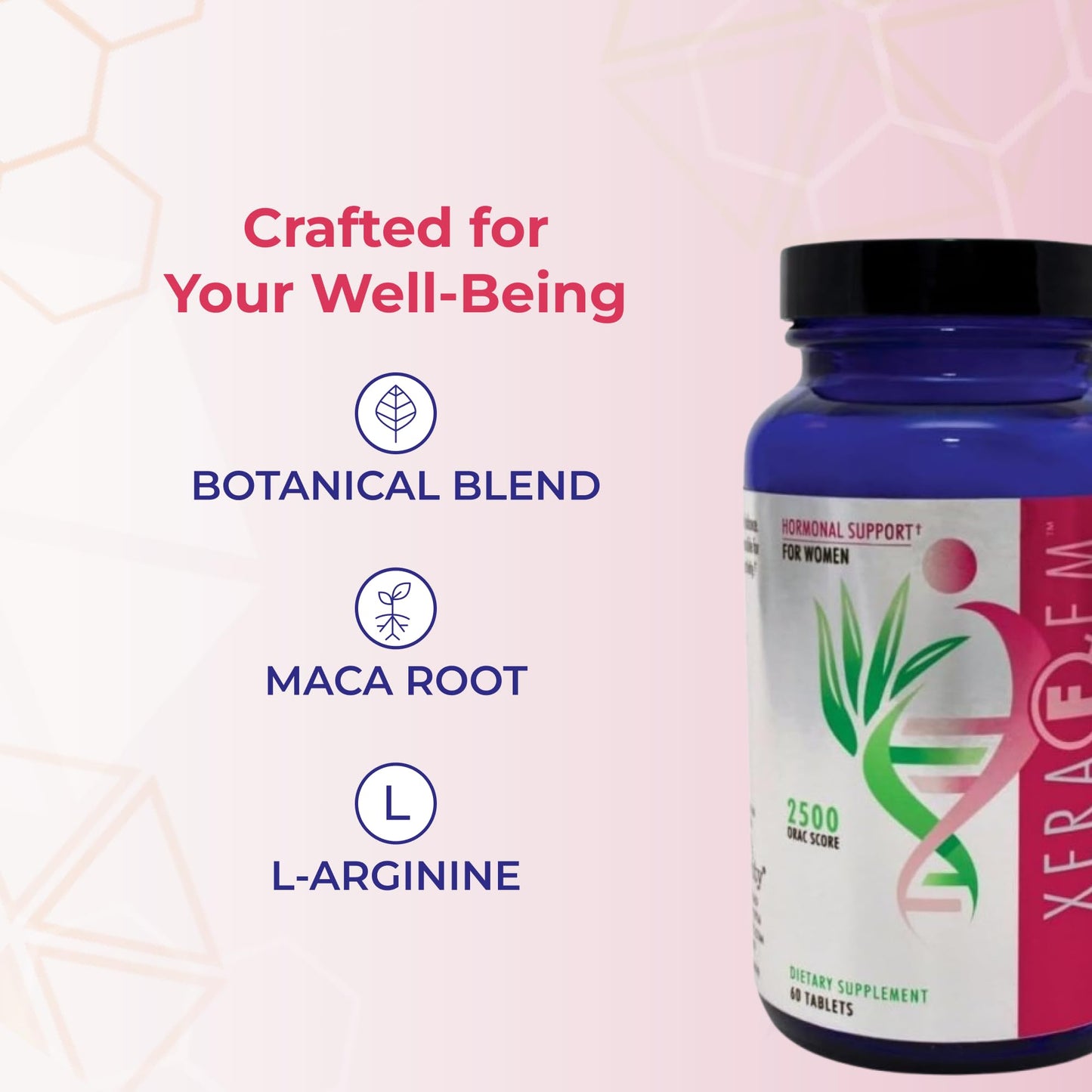 Youngevity XeraFem – Hormonal Support for Women with Vitamins, Minerals, Maca Root, and Grapeseed Extract – Supports Hormonal Balance and Immune Health – 60 Tablets - Maple Wellness Supplements