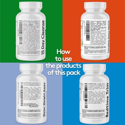 Youth & Tonic Bedtime Trim Detox Cleanse Kick Off Weight Management - 120 Pills - Maple Wellness Supplements
