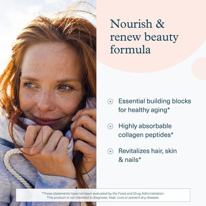 Youtheory Advanced Collagen - 6,000 mg Hydrolyzed Collagen Peptides - Includes Antioxidants & Contains Vitamin C - Hair Growth, Nails, Joint Health & Bone Support - Maple Wellness Supplements