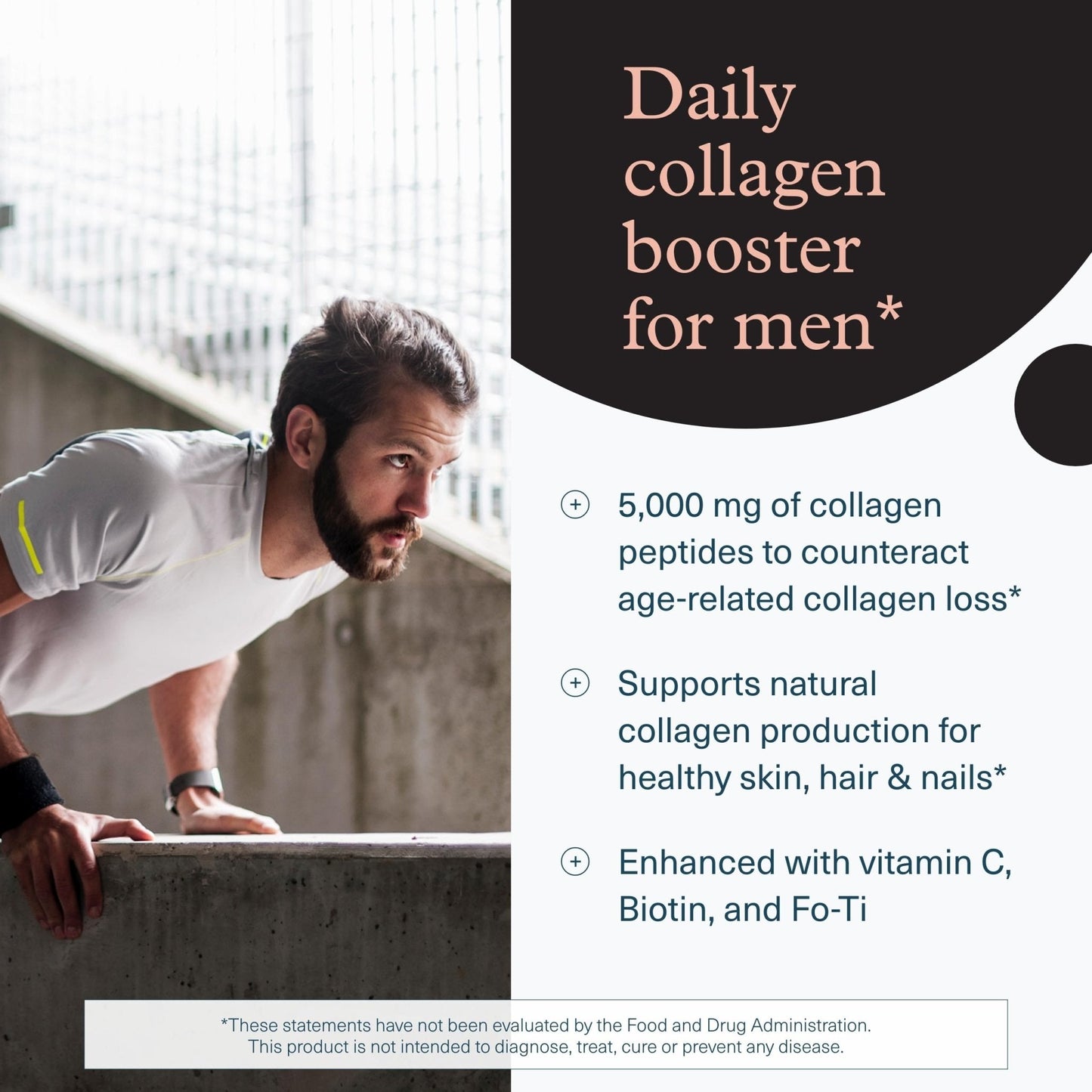 Youtheory Men’s Collagen - 5,000 mg Hydrolyzed Collagen Peptides - with Amino Acids, Vitamin C, & Natural Ingredients - Supports Joint, Muscle, Hair & Nail Health - Maple Wellness Supplements