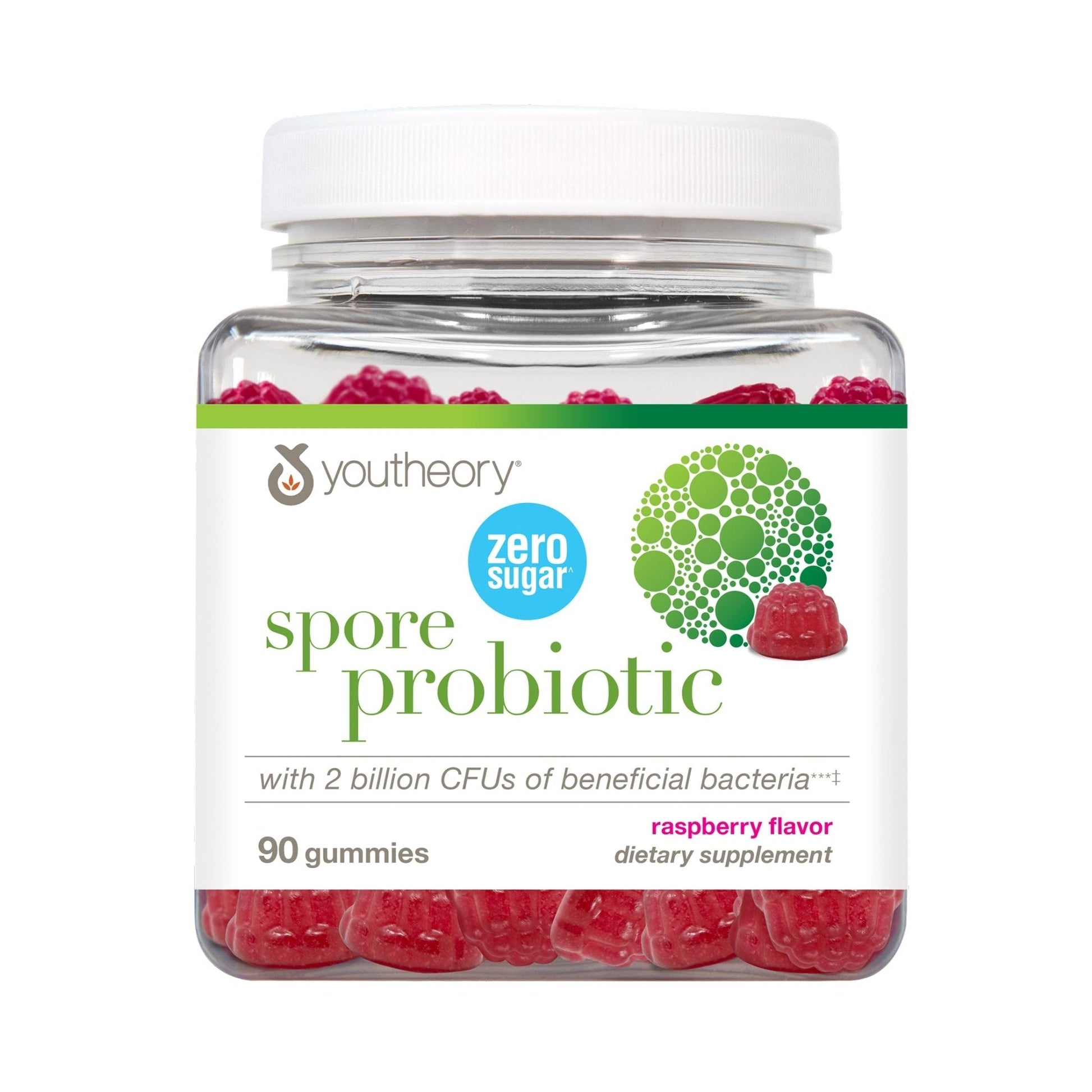 Youtheory Spore Probiotic Zero Sugar Gummy 90ct - Maple Wellness Supplements