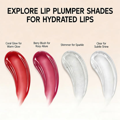 YouthVibe 5% Volufiline Lip Plumper, Nourishing & Anti Aging Over Time with Squalane, Shea Butter, Collagen, Peptide & PDRN - No Burning, No Tingling for Gentle Daily Plumping - Maple Wellness Supplements
