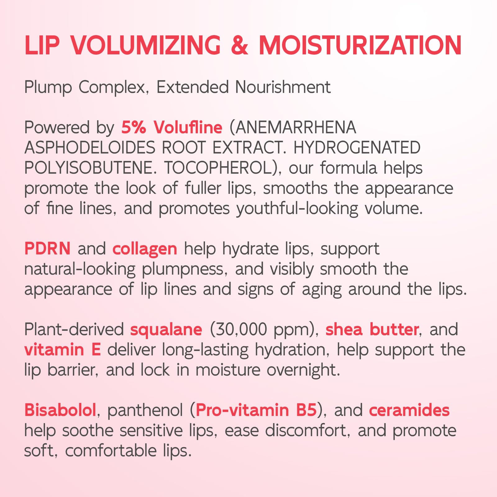 YouthVibe Lip Mask Overnight Moisturizing - Nourish & Hydrate, Antioxidants, 5% Volufiline - Maple Wellness Supplements