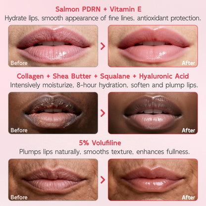 YouthVibe Lip Mask Overnight Moisturizing - Nourish & Hydrate, Antioxidants, 5% Volufiline - Maple Wellness Supplements
