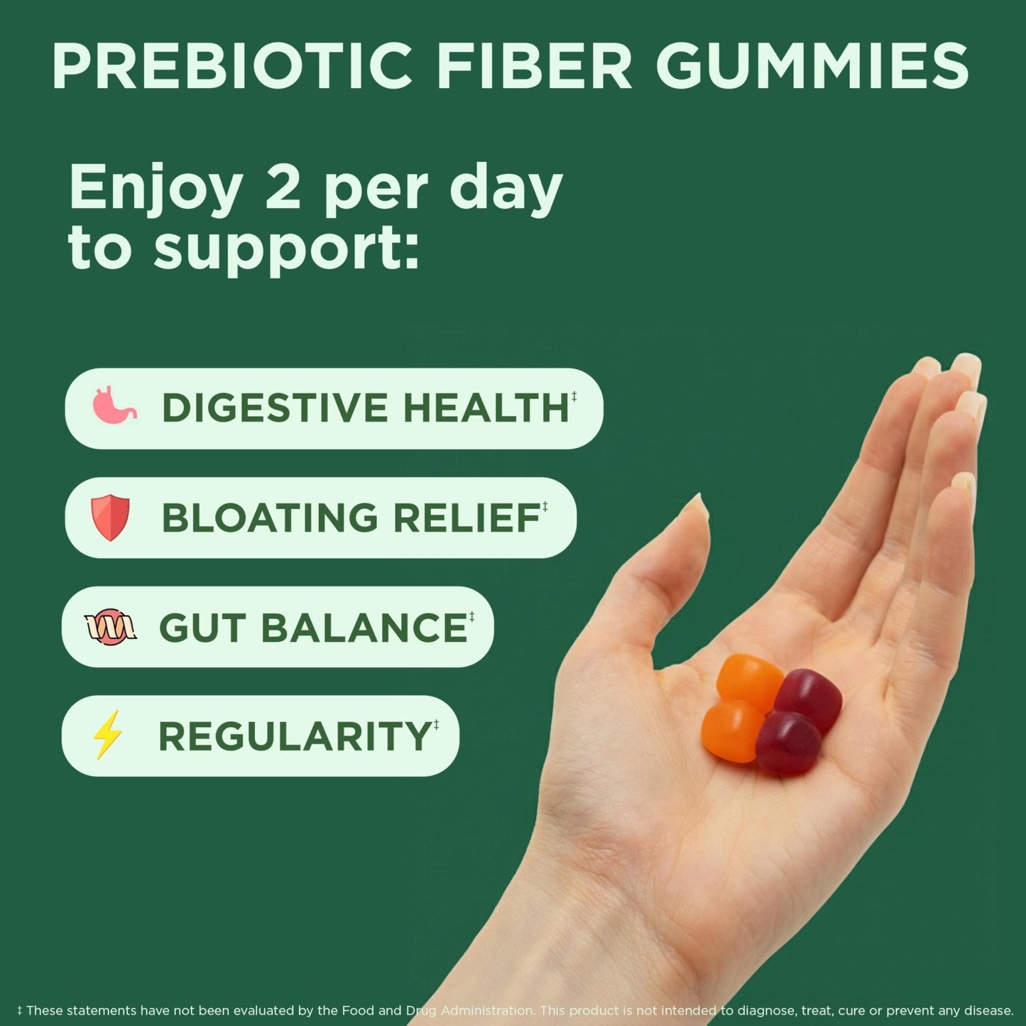Yuve Prebiotic Fiber Gummies - Delicious - 3g Soluble Fiber Supplement - Supports Digestive Health & Regularity - Vegan & Gluten-Free Fiber Gummies for Adults & Kids - Maple Wellness Supplements