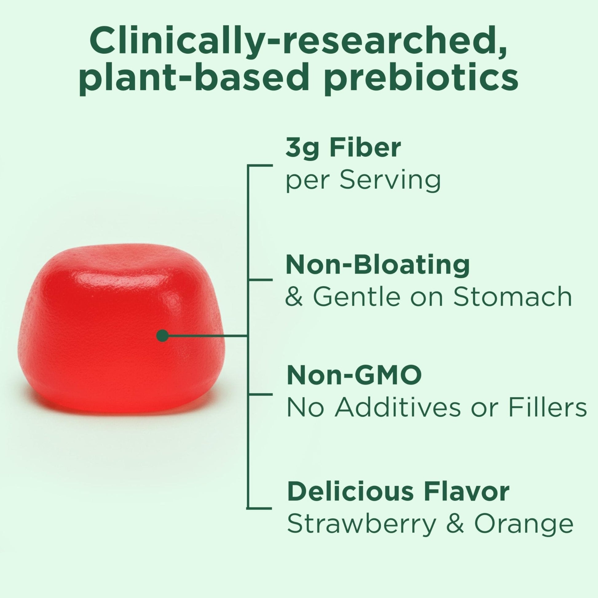 Yuve Prebiotic Fiber Gummies - Delicious - 3g Soluble Fiber Supplement - Supports Digestive Health & Regularity - Vegan & Gluten-Free Fiber Gummies for Adults & Kids - Maple Wellness Supplements