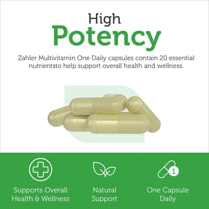 Zahler - One Daily Vegan Multivitamins for Women & Men (60 Count) Kosher Essential Vitamins & Minerals with Whole Food Spectra Blend - Maple Wellness Supplements