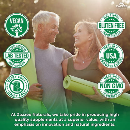 Zazzee USDA Organic Moringa Leaf 20:1 Extract, 180 Vegan Capsules, 3 Month Supply, Certified Kosher, Moringa Oleifera, Antioxidant, Immune & Cellular Support - Maple Wellness Supplements