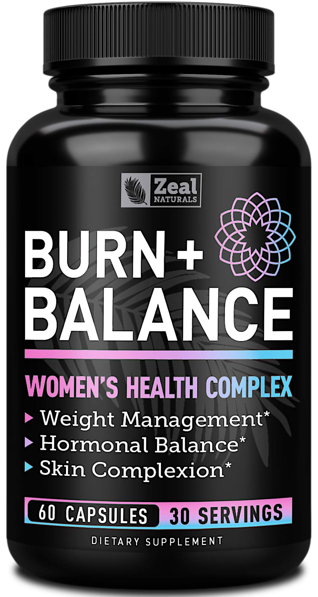 Zeal Naturals Weight Loss Support for Women + Daily Balance Vitamins (Iron, Vitamin D, Setria®, Folate) Premium Diet Support Pills for Women+ Multivitamin and Hormone Support - Maple Wellness Supplements