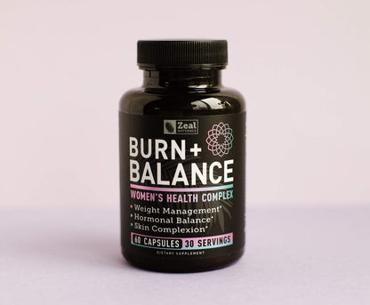 Zeal Naturals Weight Loss Support for Women + Daily Balance Vitamins (Iron, Vitamin D, Setria®, Folate) Premium Diet Support Pills for Women+ Multivitamin and Hormone Support - Maple Wellness Supplements