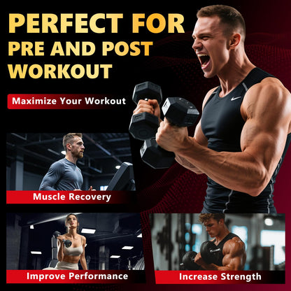 ZELKORE Creatine Monohydrate Gummies 6000mg for Men & Women, Sugar Free Creatine Gummy for Pre & Post Workout, High Absorption Supplement with BCAA, Support Boost Strength, - Maple Wellness Supplements