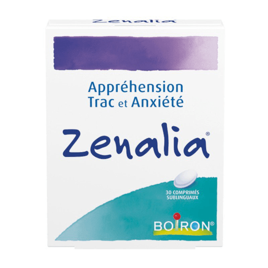 Zenalia : apprehension, stage fright and anxiety 30 Tabs - BOIRON - Maple Wellness Supplements
