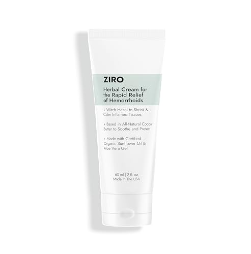ZENMED Cool Relief - 2 oz Natural Herbal Cream with Organic Ingredients of Hemorrhoids Formula - Maple Wellness Supplements
