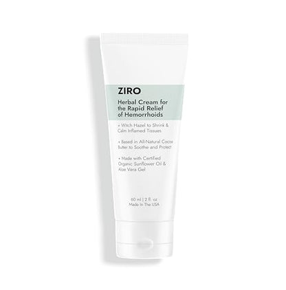 ZENMED Cool Relief - 2 oz Natural Herbal Cream with Organic Ingredients of Hemorrhoids Formula - Maple Wellness Supplements