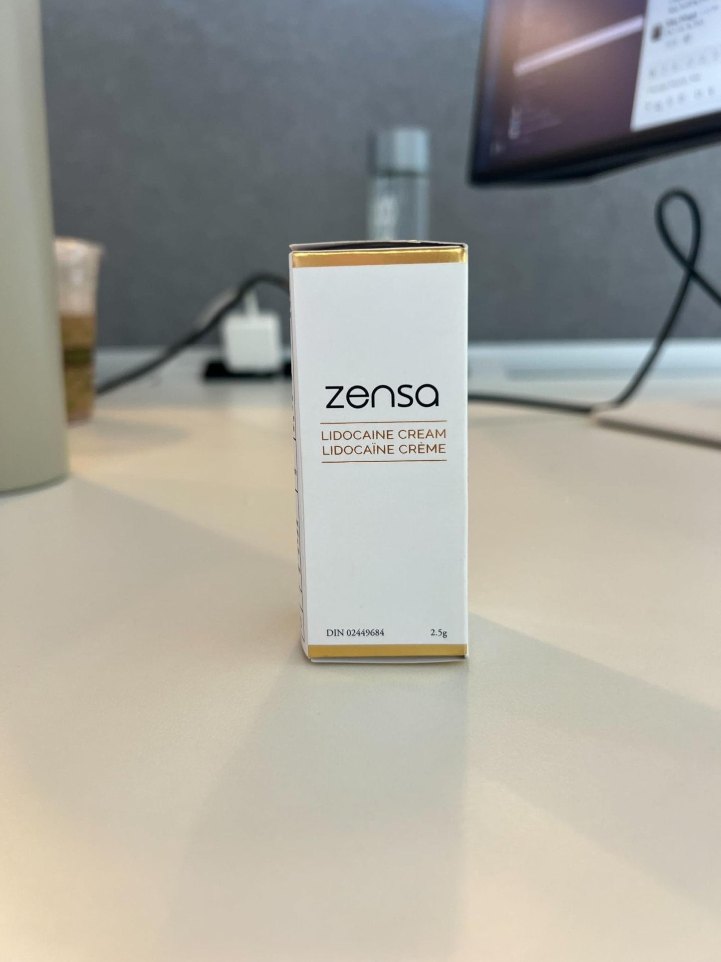 Zensa Numbing Cream 5% Lidocaine – Maximum Strength Topical Anesthetic with Vitamin E for Pain Relief from Hemorrhoids - Vegan & Cruelty-Free, Water-Based, Physiologic pH for Sensitive Skin 2.5 g - Maple Wellness Supplements