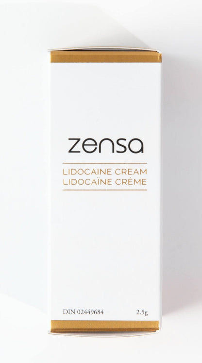 Zensa Numbing Cream 5% Lidocaine – Maximum Strength Topical Anesthetic with Vitamin E for Pain Relief from Hemorrhoids - Vegan & Cruelty-Free, Water-Based, Physiologic pH for Sensitive Skin 2.5 g - Maple Wellness Supplements