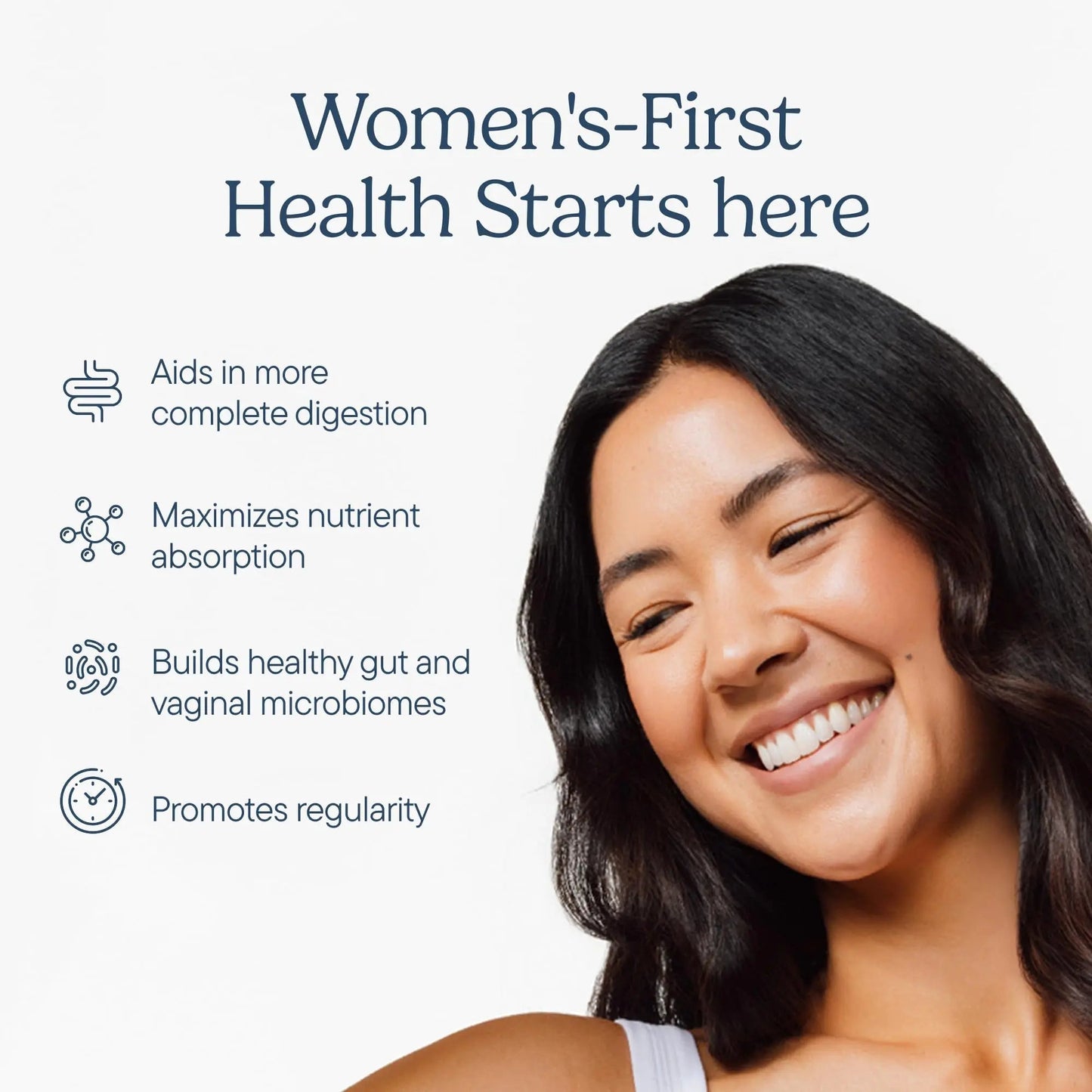 Zenwise Health 3-in-1 Womens Probiotic Supplement for Digestive, Gut Flora & Vaginal Health - Daily Probiotics & Prebiotics for Women with Digestive Enzymes Supports Bloating & Gas Relief - 60 Count - Maple Wellness Supplements