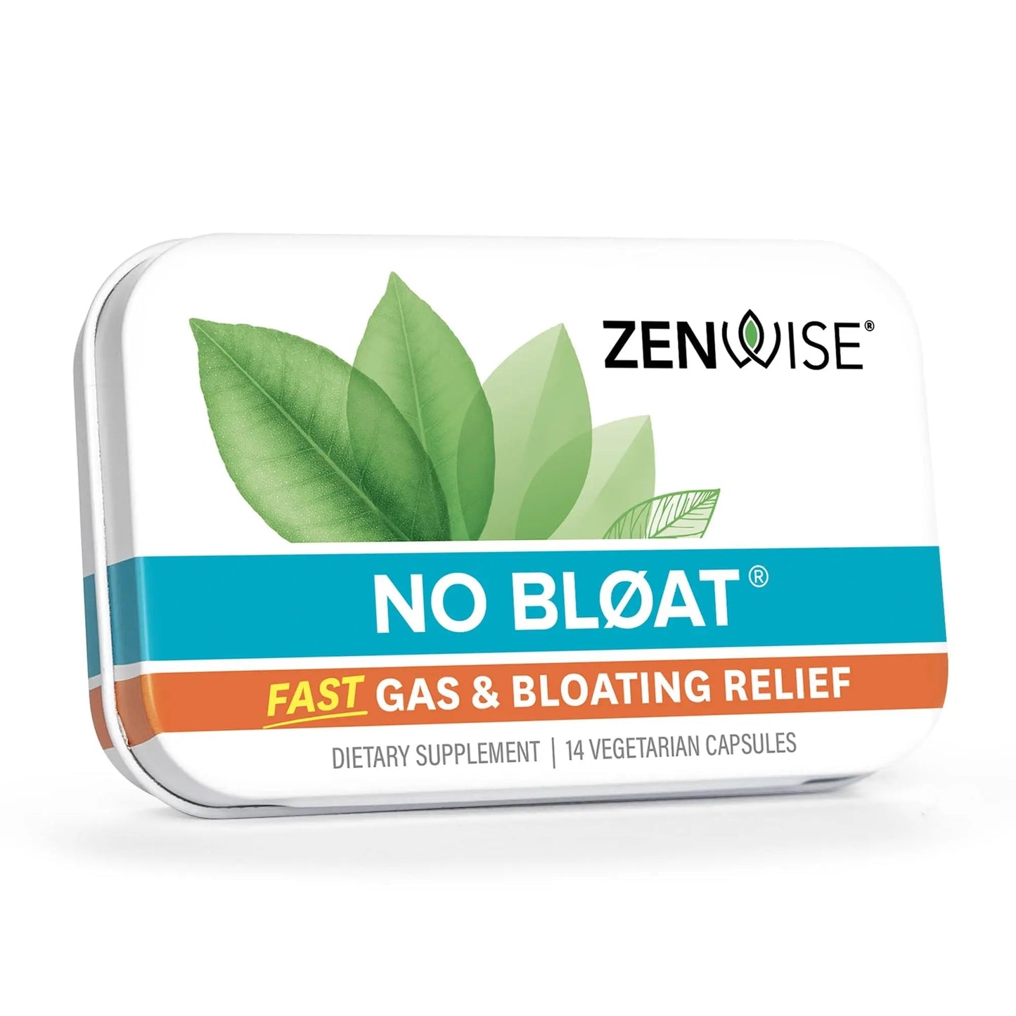 Zenwise Health No Bloat Probiotics for Women and Men Digestive Health with Ginger, Dandelion, and Lactase, Digestive Enzymes for Gas and Bloating Relief - Vegan Water Retention Pills - 14 CT - Maple Wellness Supplements