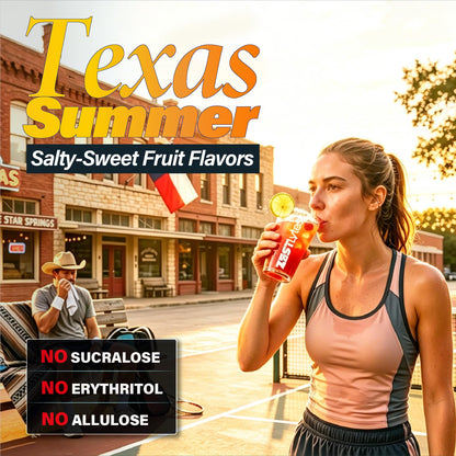 ZestLytes 40 Sticks Sport Hydration Sugar Free Electrolyte Packets, High Sodium Low Calorie Electrolyte Powder Drink Mix, Liquid Daily IV Flavors - Maple Wellness Supplements