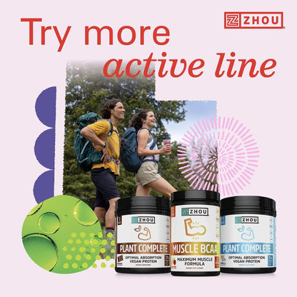 Zhou Nutrition Lite Up, Non-Stimulant Pre Workout Powder, Caffeine Free Nitric Oxide - Maple Wellness Supplements