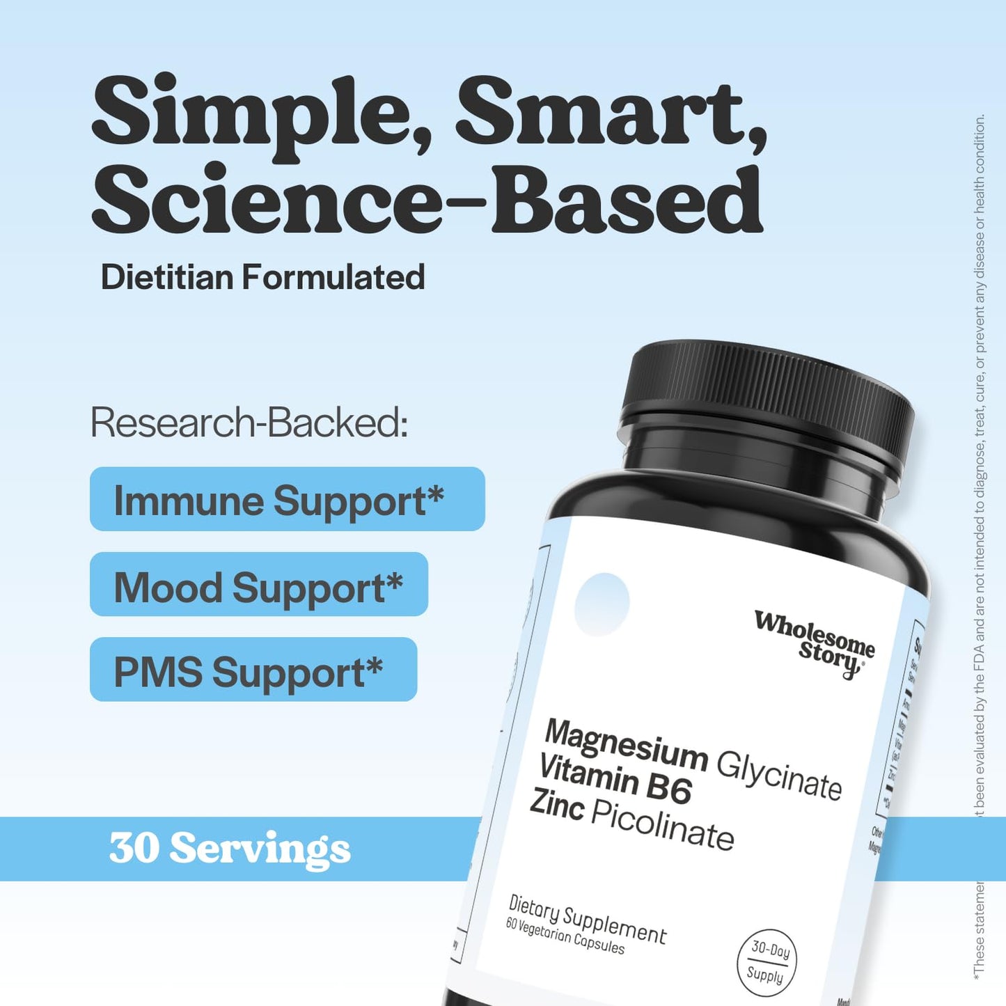 Zinc Picolinate, Magnesium Glycinate Supplements with P5P Vitamin B6 | Magnesium and Zinc Vitamin | Reproductive & Fertility Health, Hormone Balance, Immune System Support | 30 Day Supply - Maple Wellness Supplements