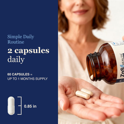 ZnS Health Spectrum 5 Magnesium Complex for Women & Men – 5 Magnesium Complex Supplement with Glycinate, Malate, Citrate & Hydroxide for Sleep, Muscle Recovery & Calm – 500mg Vegan – 60 Capsules - Maple Wellness Supplements