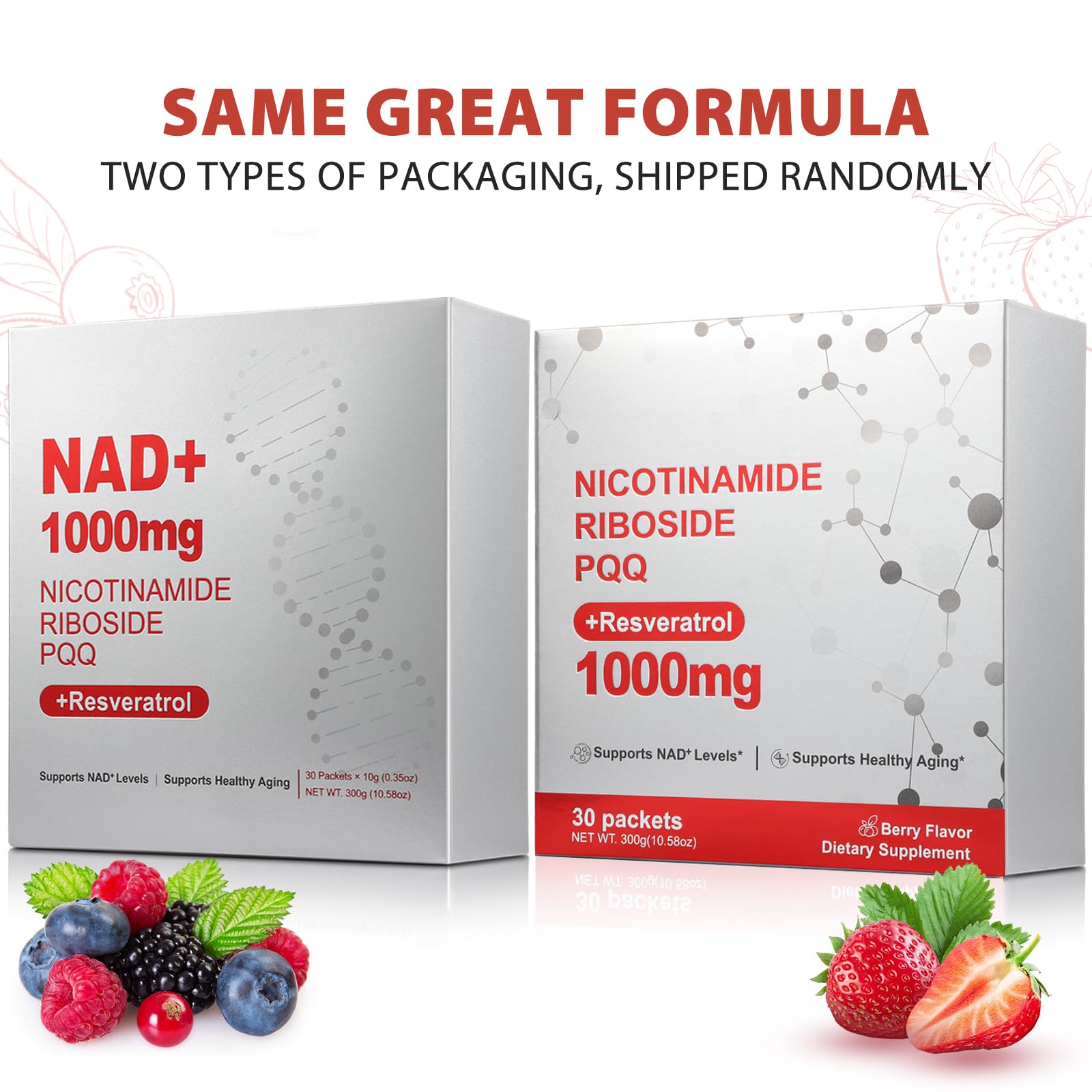 ZOROAHER 1000mg High-Potency NAD+ Liquid Supplement, Nicotinamide Riboside & Resveratrol with PQQ, Boosts Cellular Energy, Focus & Healthy Aging - 1 Pc - Maple Wellness Supplements