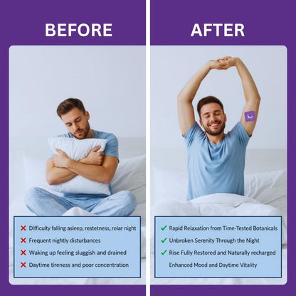 Zovira Sleep Patches for Adults, Melatonin Free with Lavender & Magnesium | Time-Release Transdermal, Aromatherapy Sleep Aid | Non-Habit Forming, Hypoallergenic, All-Night Restorative Sleep | 28 Count - Maple Wellness Supplements