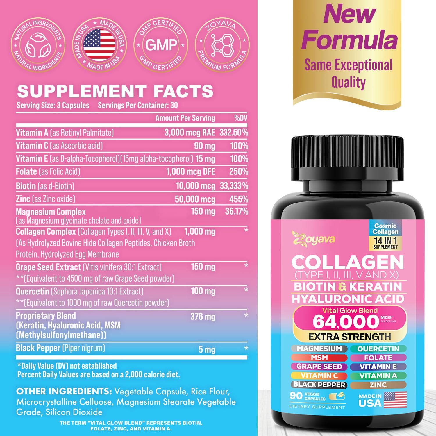 Zoyava Sea Moss 16-in-1 and Collagen 14-in-1 Bundle - Maple Wellness Supplements