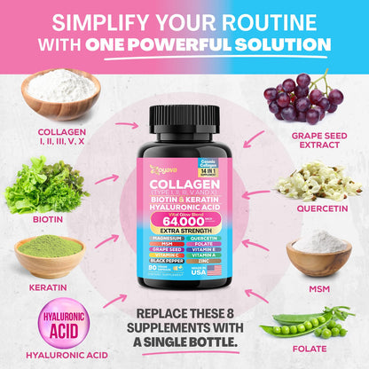 Zoyava Sea Moss 16-in-1 and Collagen 14-in-1 Bundle - Maple Wellness Supplements