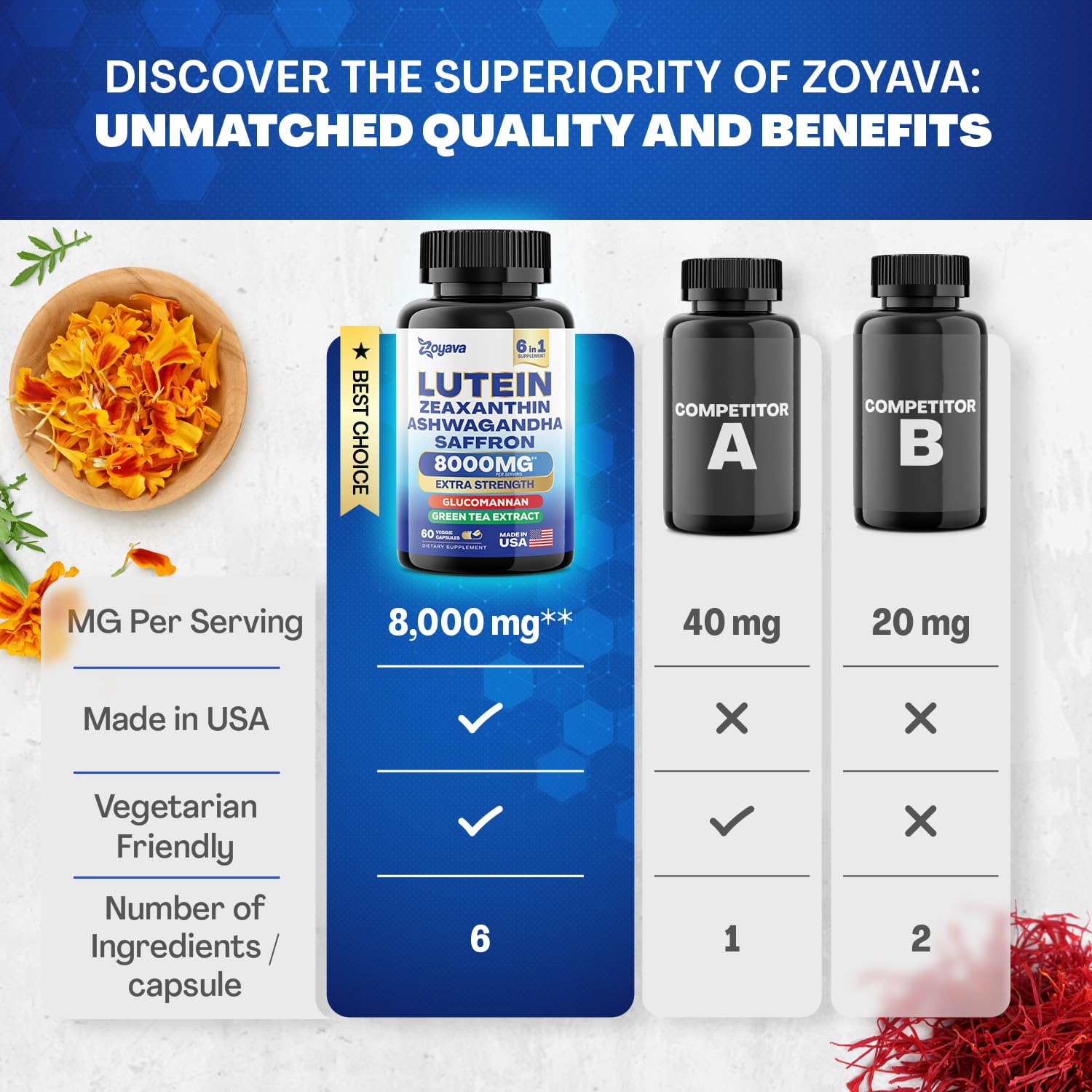Zoyava Sea Moss 16-in-1 and Lutein 6-in-1 Bundle - Maple Wellness Supplements