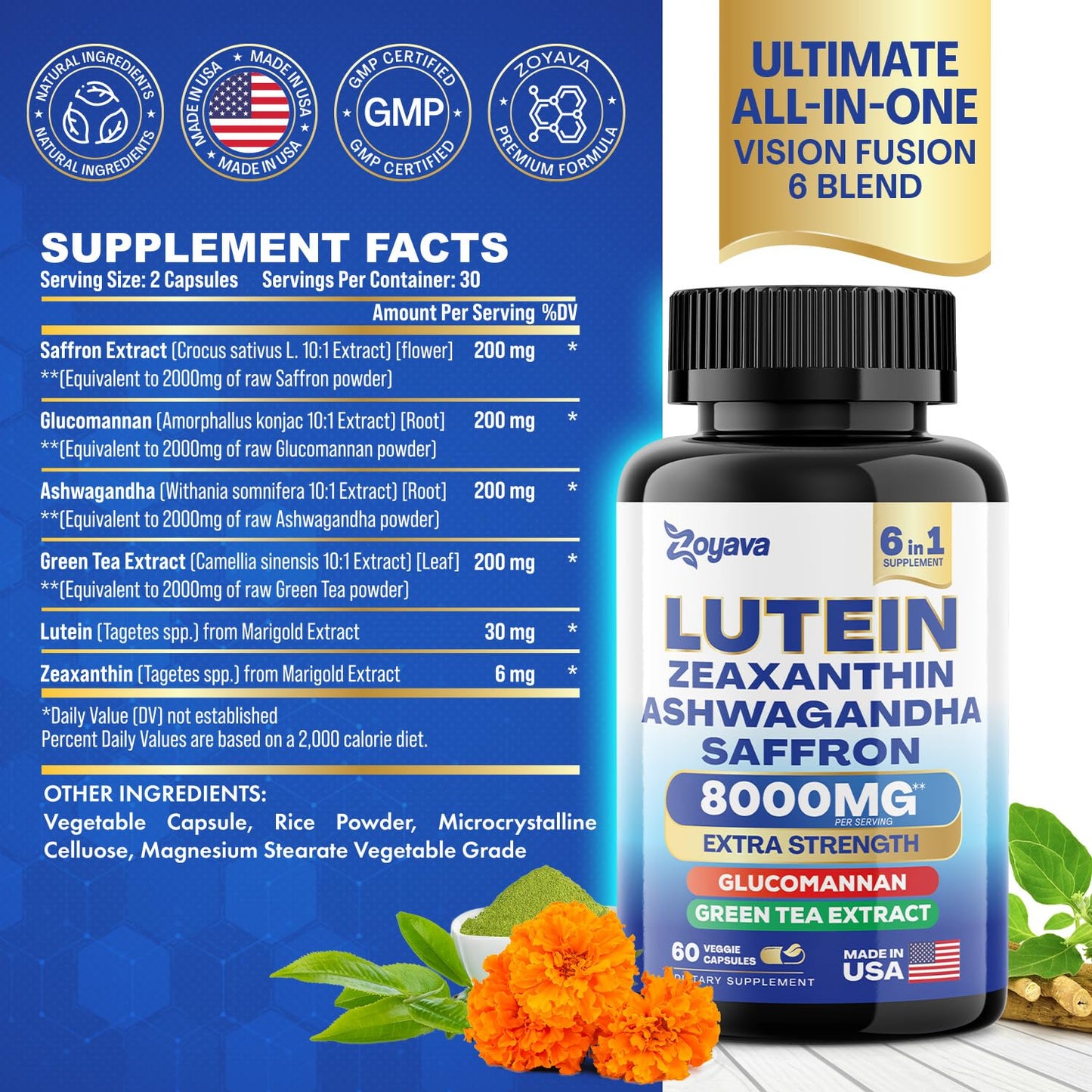 Zoyava Sea Moss 16-in-1 and Lutein 6-in-1 Bundle - Maple Wellness Supplements