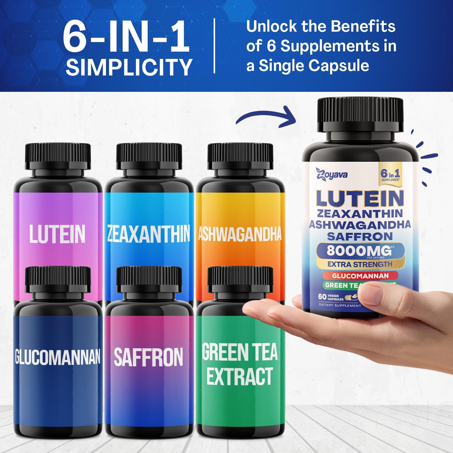 Zoyava Sea Moss 16-in-1 and Lutein 6-in-1 Bundle - Maple Wellness Supplements