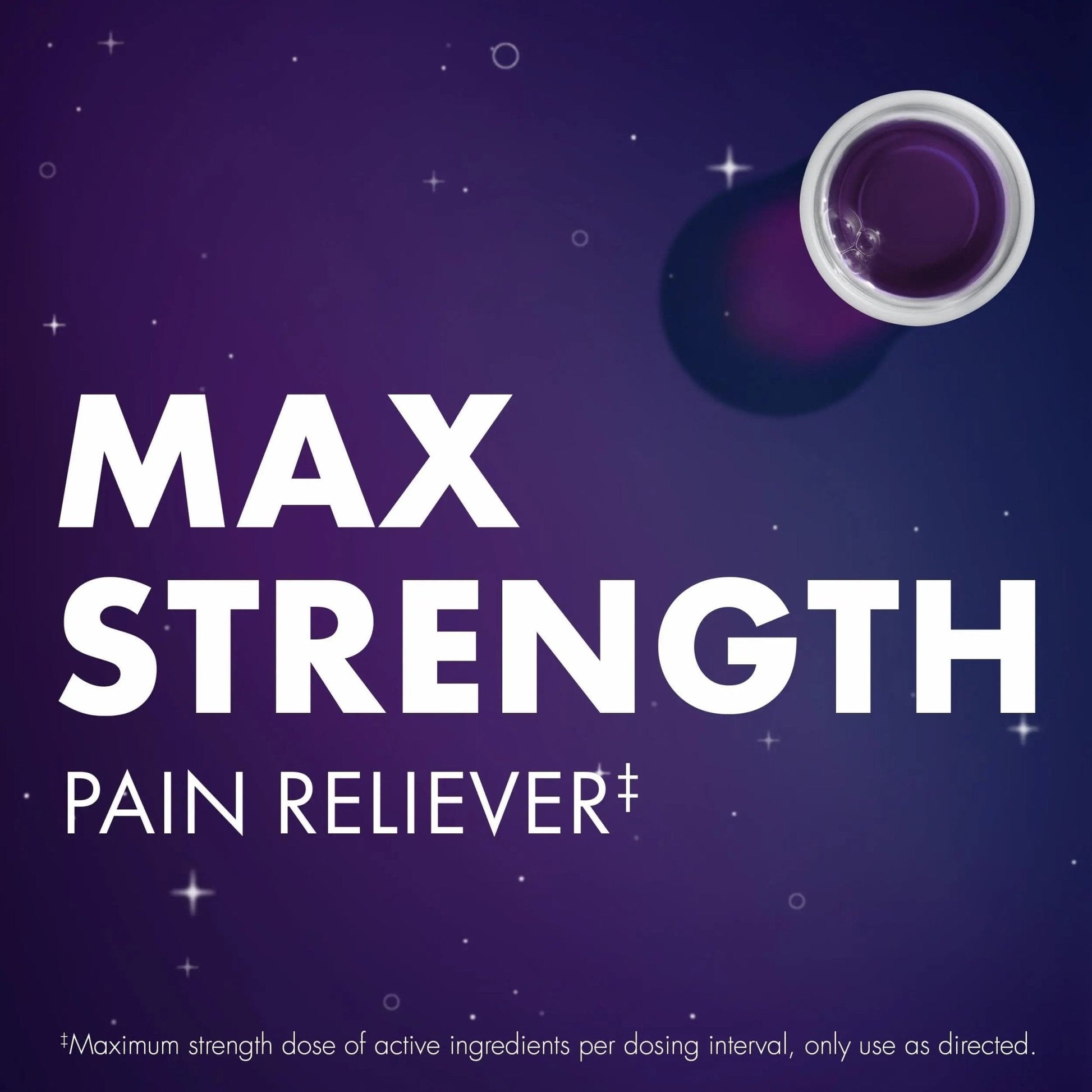 ZzzQuil Liquid, Max Strength Pain Reliever, Nighttime Sleep Aid Liquid, Acetaminophen 1000mg, Diphenhydramine 50mg HCI, Non-Habit Forming, Midnight Berry Flavored, 2 Pack, 24 FL OZ - Maple Wellness Supplements