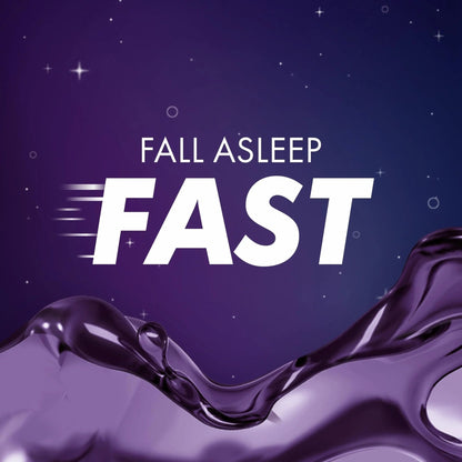 ZzzQuil Liquid, Max Strength Pain Reliever, Nighttime Sleep Aid Liquid, Acetaminophen 1000mg, Diphenhydramine 50mg HCI, Non-Habit Forming, Midnight Berry Flavored, 2 Pack, 24 FL OZ - Maple Wellness Supplements